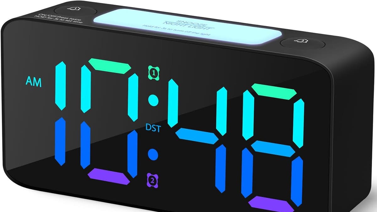 This alarm clock will wake the heaviest of sleepers.