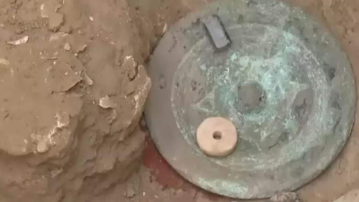 Ancient bronze mirror found in Kazakhstan