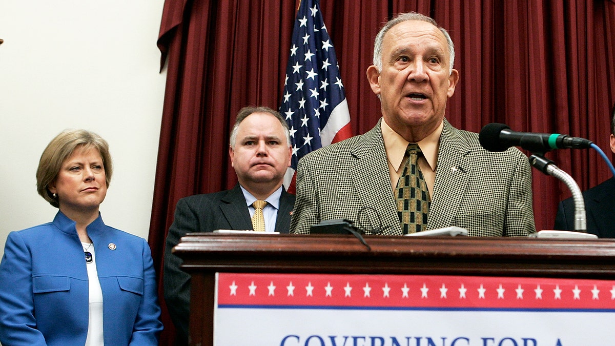 Former Rep. Nancy Boyda (left) represented Kansas' 2nd Congressional District in 2006.