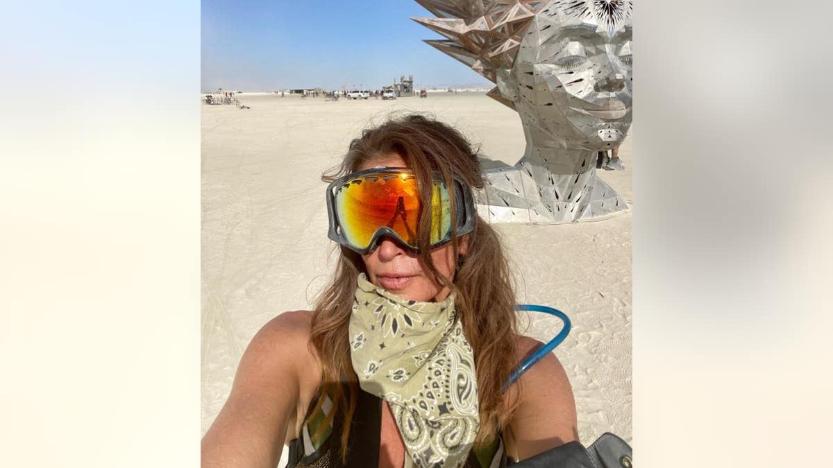 Cindy Crawford no Burning Man