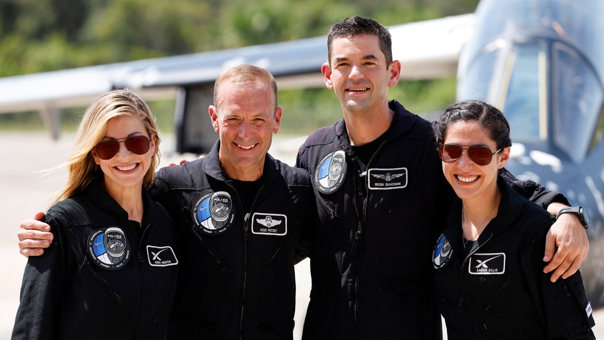 The crew members of SpaceX's Polaris Dawn