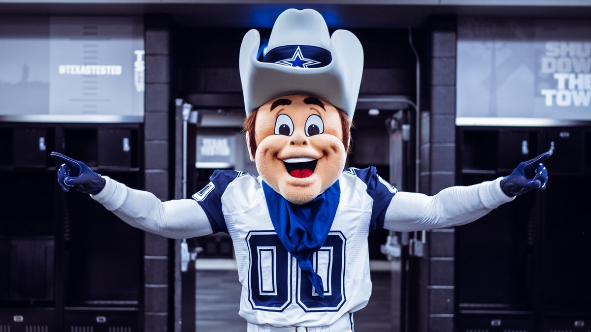 La mascota de los Cowboys de Dallas, Rowdy