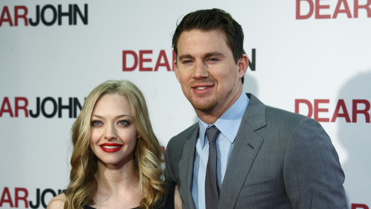 Amanda Seyfried y Channing Tatum en el estreno de "Querido John 