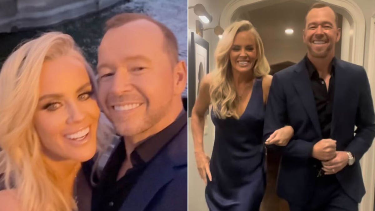 jenny mccarthy y donnie wahlberg en conjuntos de renovación de votos