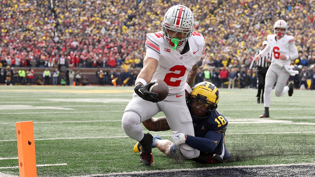 Emeka Egbuka against Michigan