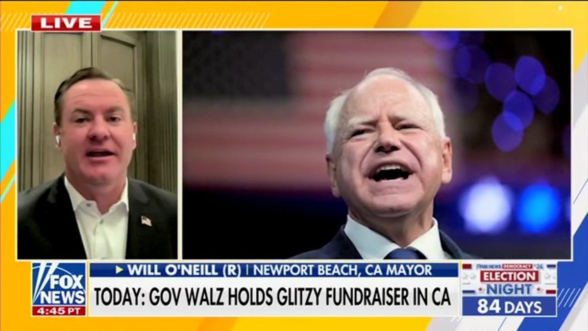 Screenshot of the Mayor of Newport Beach on Fox News