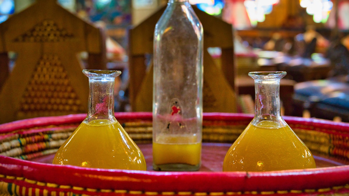 Bottles of Tej.