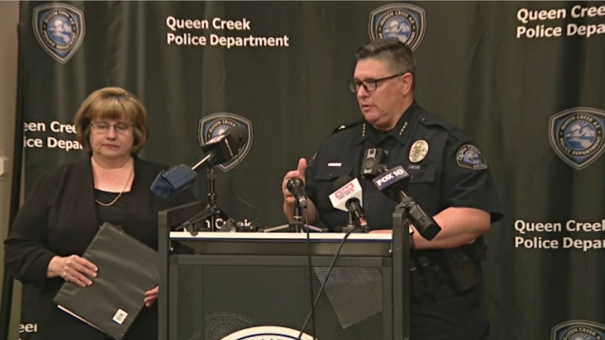 The Queen Creek police and Maricopa County Attorney's Office host a press conference regarding charges in the Preston Lord murder case.