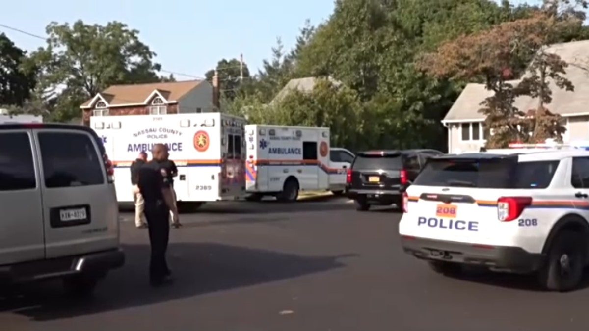 Nassau County police respond to the Sunday murder-suicide