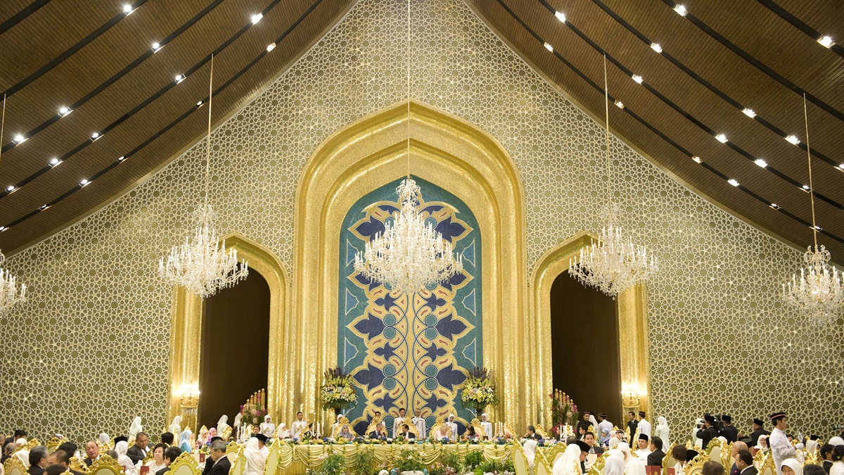 El interior del Palacio Istana Nurul Iman