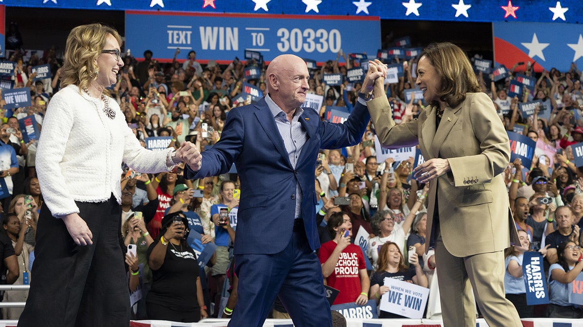 Gabby Giffords, Mark Kelly, Kamala Harris