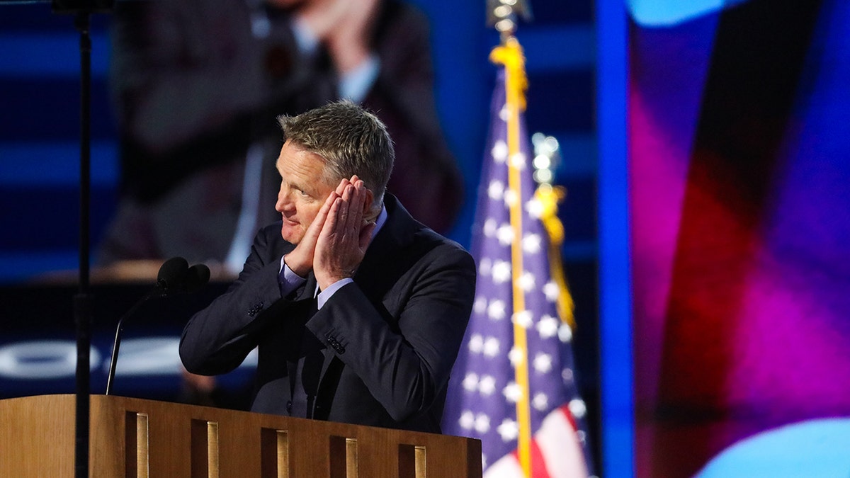 Kerr speaks at the Democratic National Convention