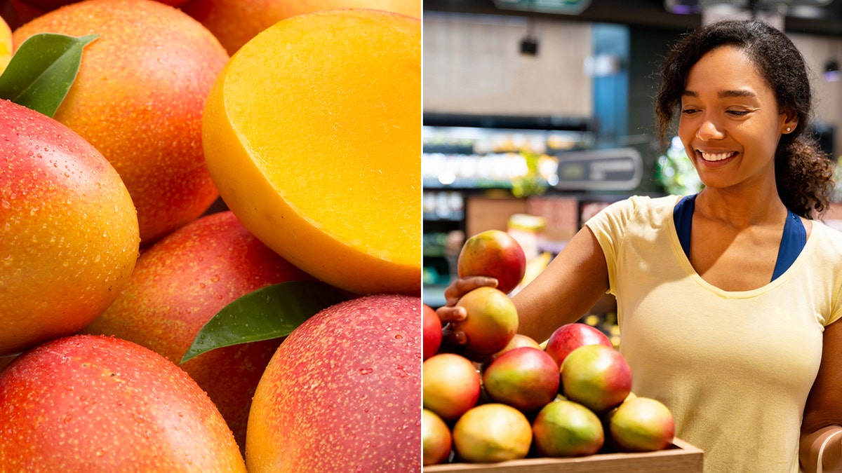 Mangos and fruit shopping