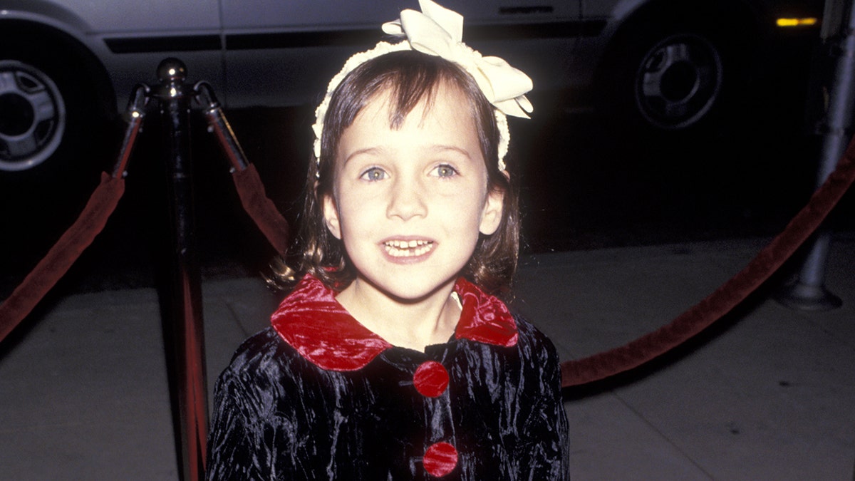 Mara Wilson na estreia de Uma Babá Quase Perfeita