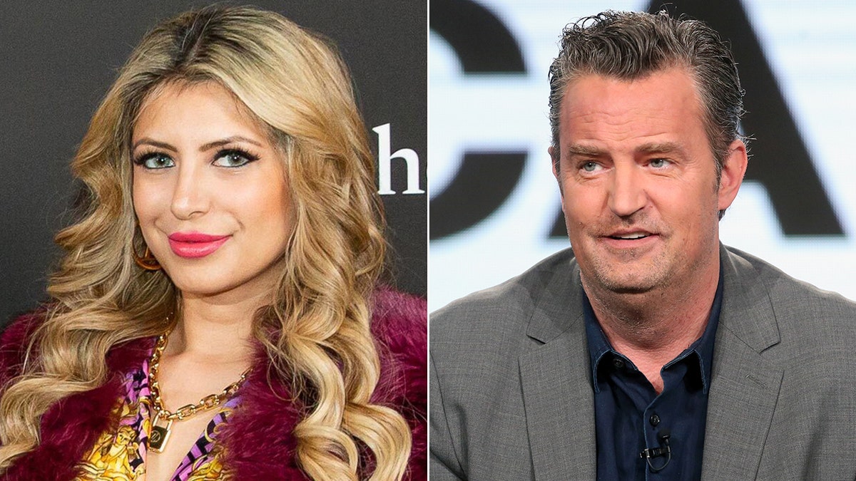 Jasveen Sangha and Matthew Perry split