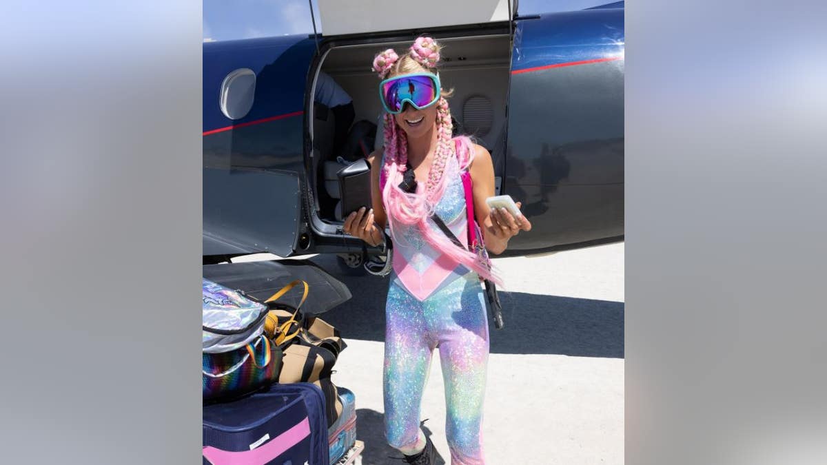 Paris Hilton at Burning Man