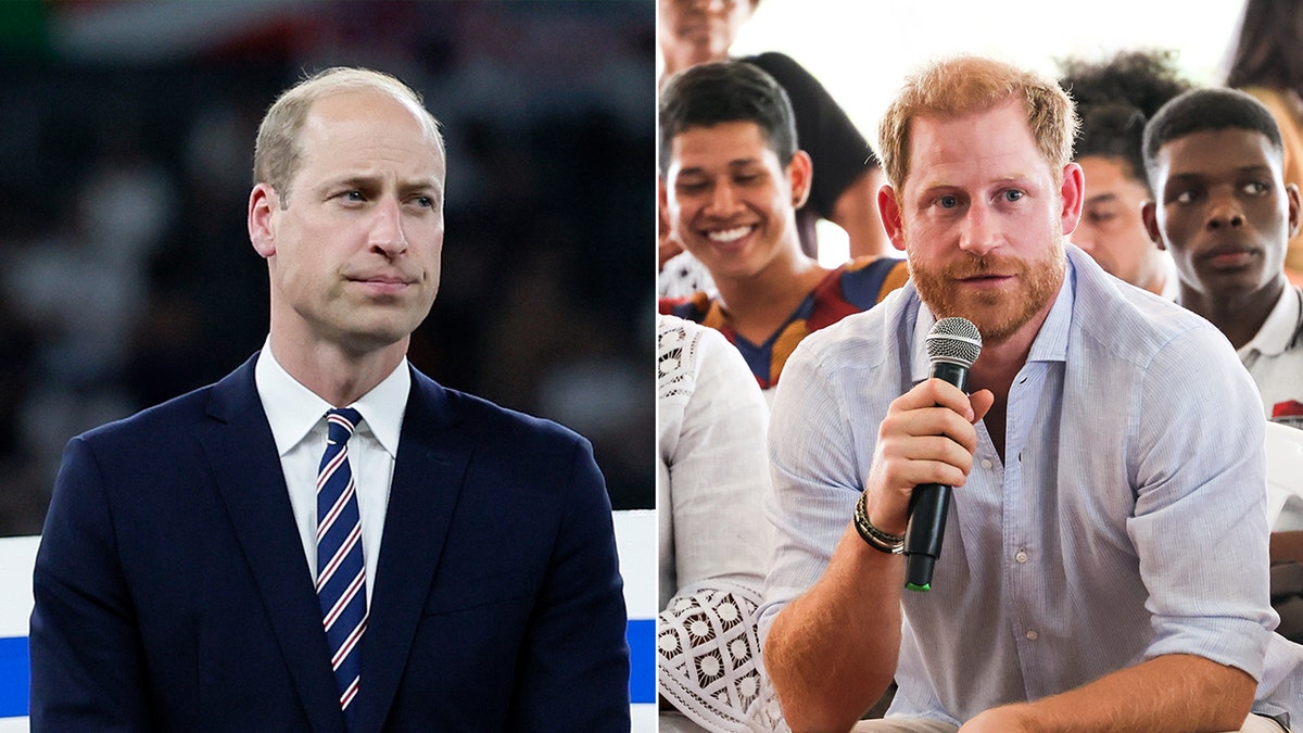 Prince William and Prince Harry split