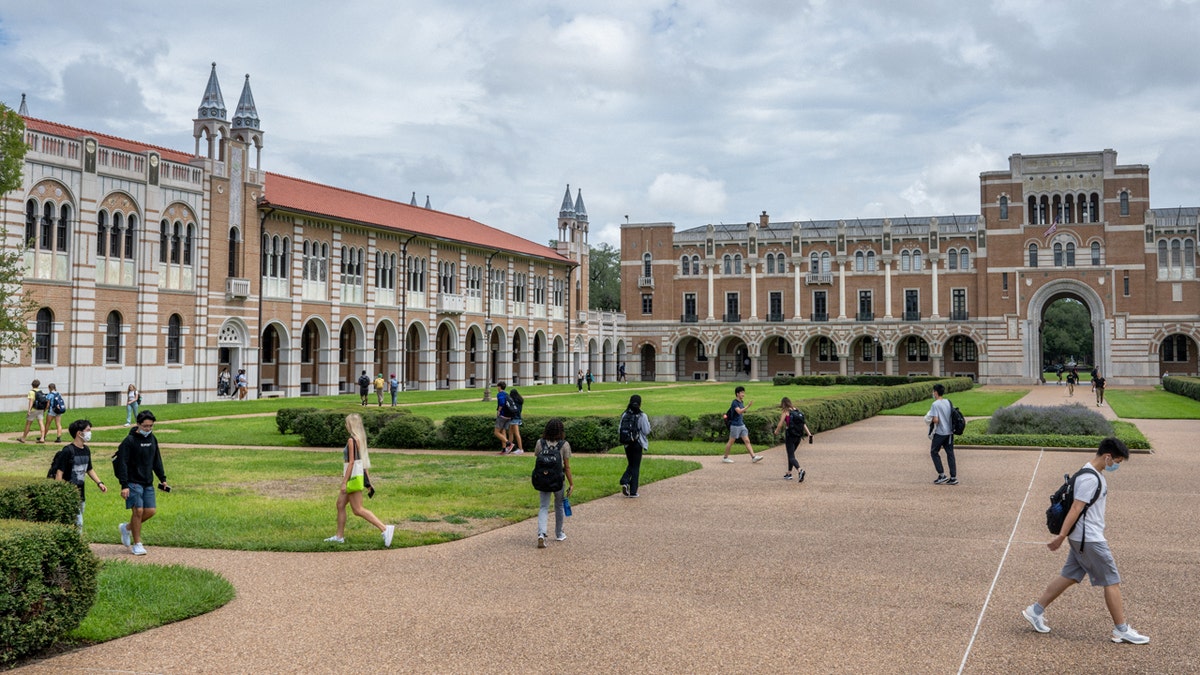 Rice University campus in Houston