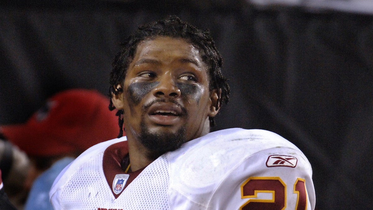 Sean Taylor on bench