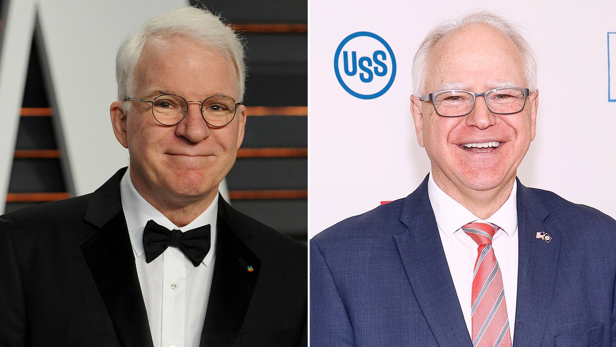 Steve Martin dan Tim Walz