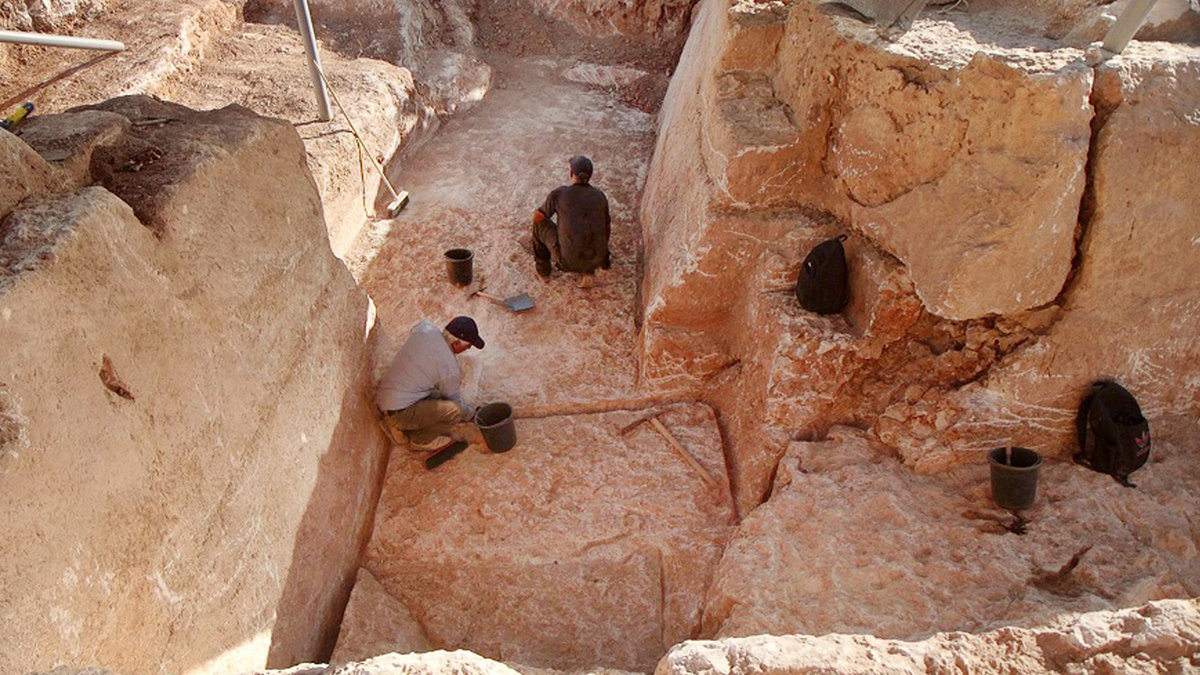 Descubrimiento de una cantera de piedra en Israel