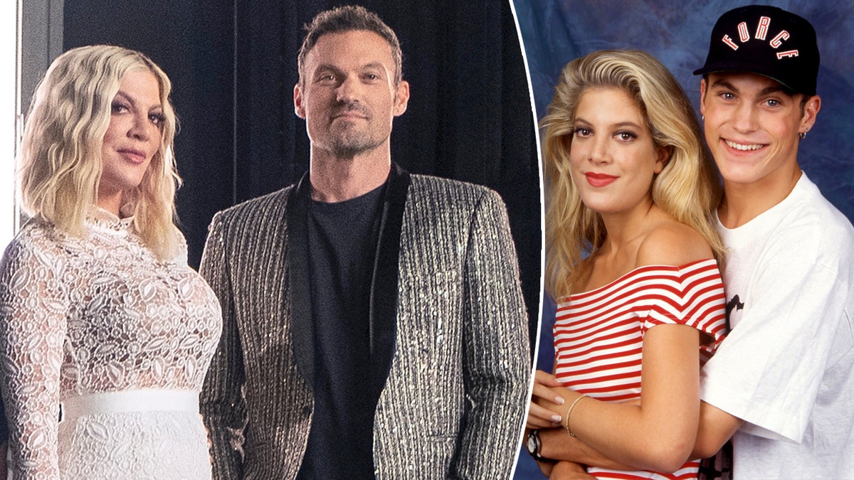 Tori Spelling dan Brian Austin Green dulu dan sekarang berpisah.