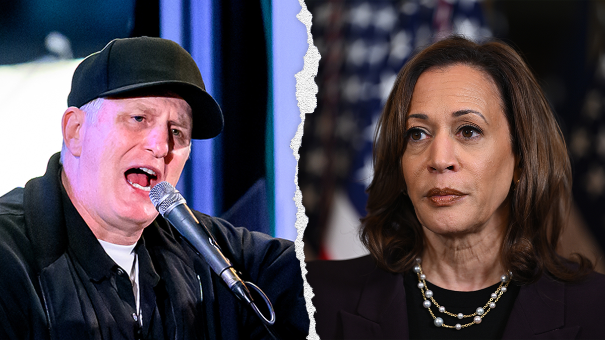 Michael Rapaport y Kamala Harris