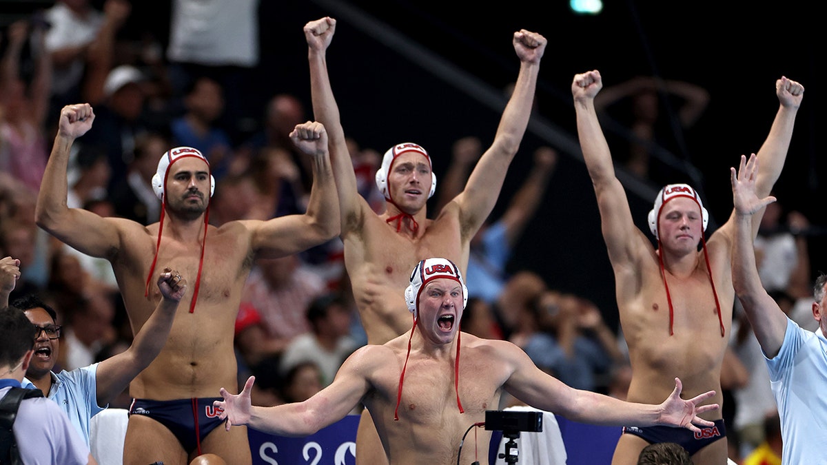 water polo celebration