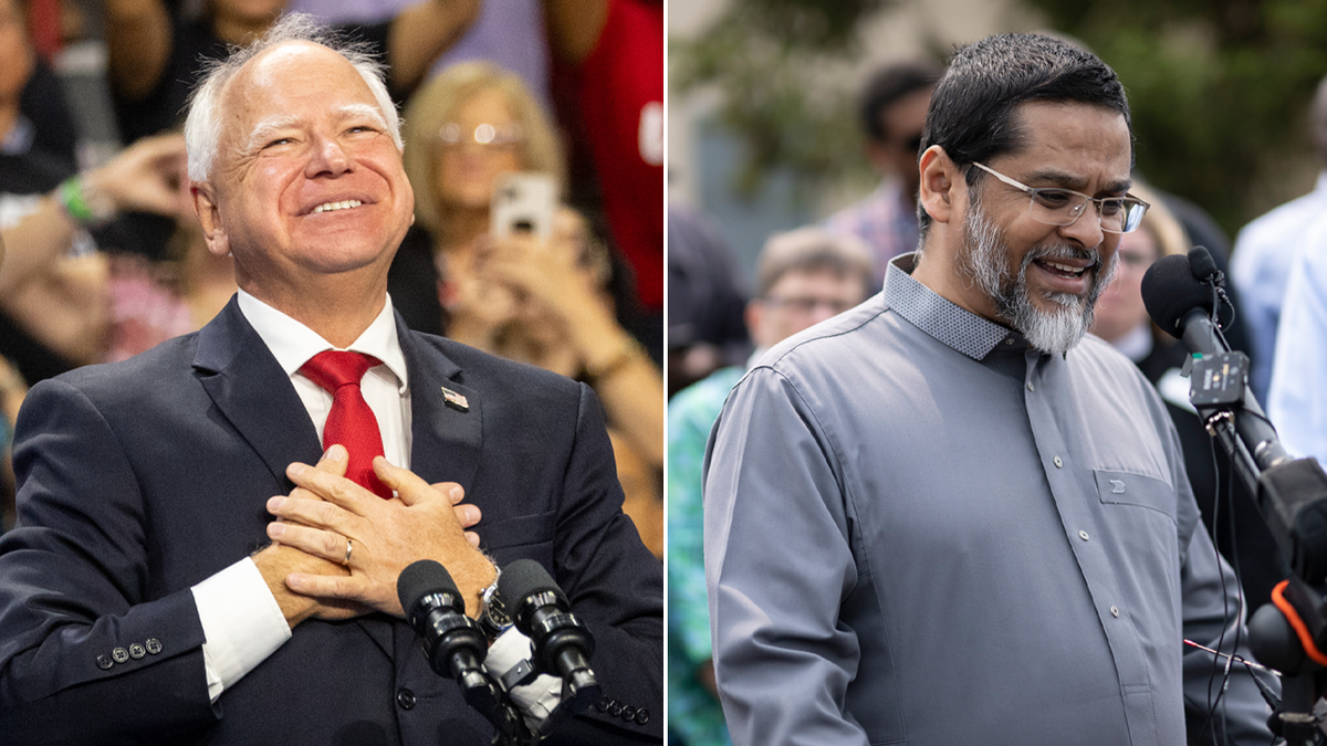 Fotos organizadas por Tim Walz e Imam Zaman