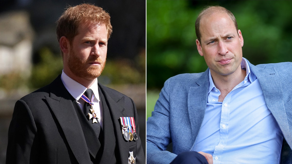 Prince Harry and Prince William separated