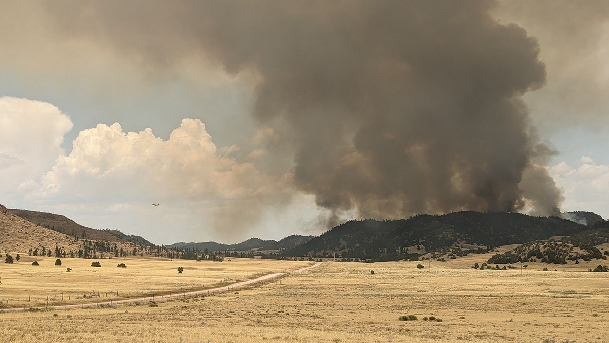 Incendio forestal en Haystacks