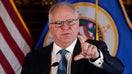 Viral montage shows Tim Walz falsely being identified as retired 'command sergeant major' over a dozen times