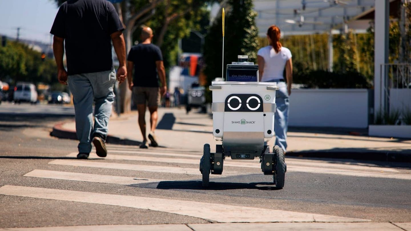 3 Your next burger could arrive at your doorstep via robot delivery