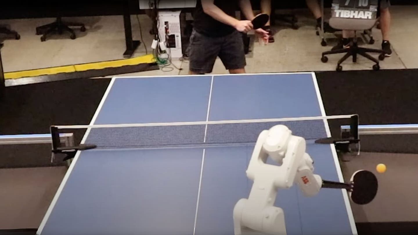 4 Dont have anyone to play ping pong with No problem with this robot