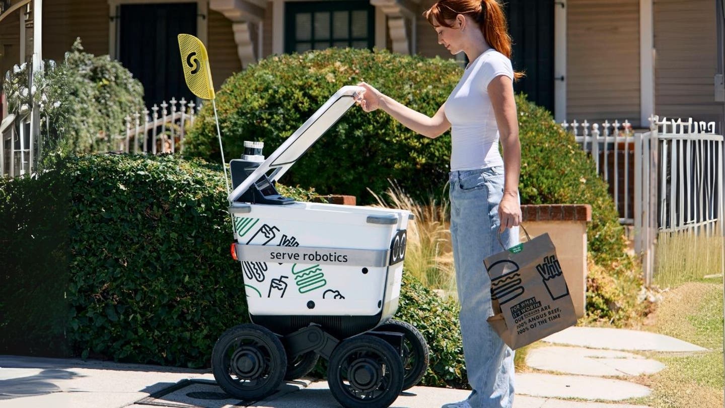 5 Your next burger could arrive at your doorstep via robot delivery