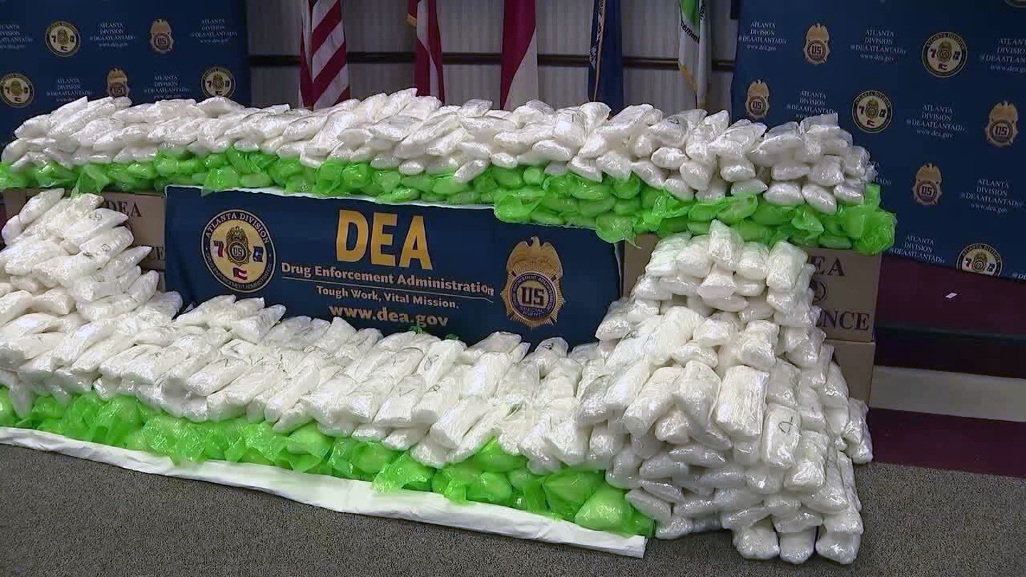 Atlanta Drug Bust Breaks Records with Seizure of Over Two Thousand Pounds of Meth