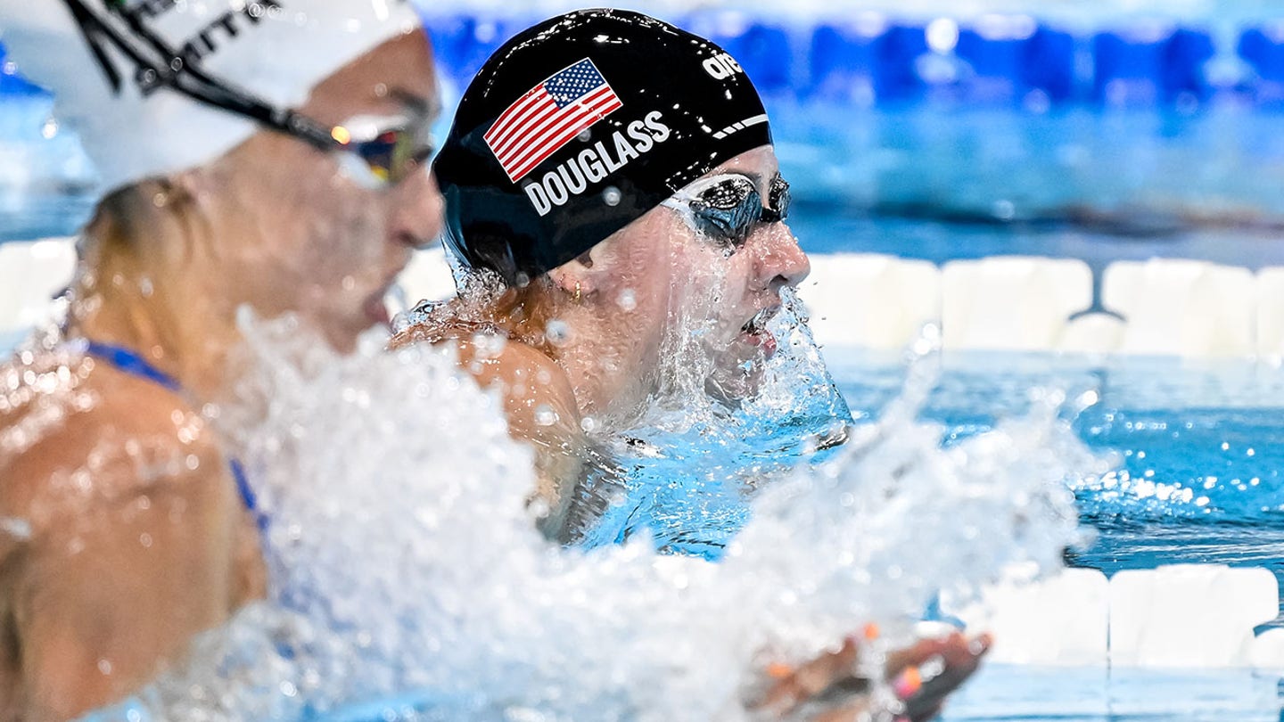 Kate Douglass Clinches First Olympic Gold in 200-Meter Breaststroke Final