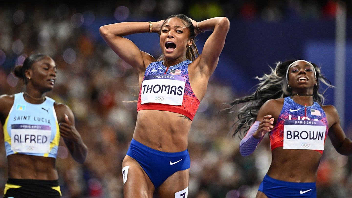 Gabby Thomas Graces the Podium with Olympic Gold in the Women's 200-Meter Race