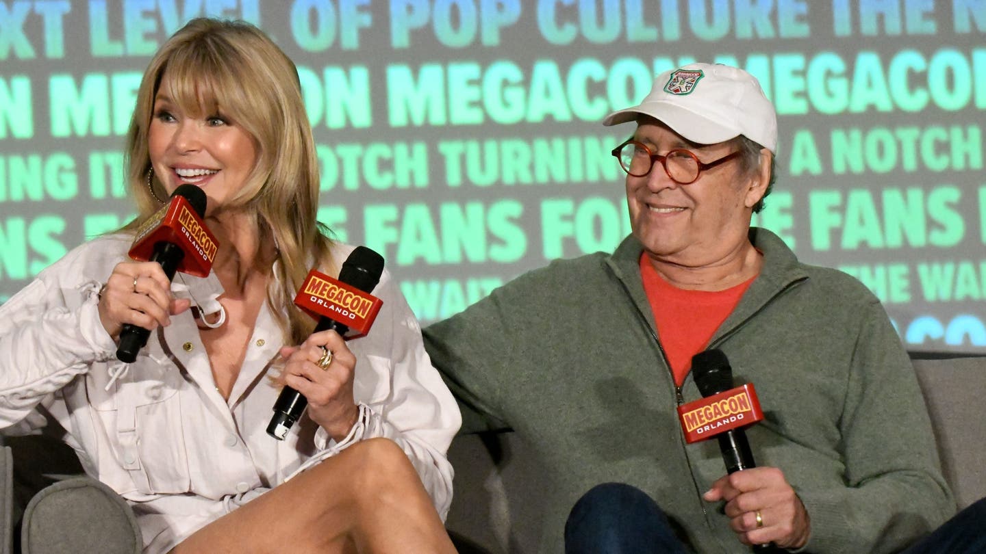 Chevy Chase and Christie Brinkley Reunite for a Nostalgic 