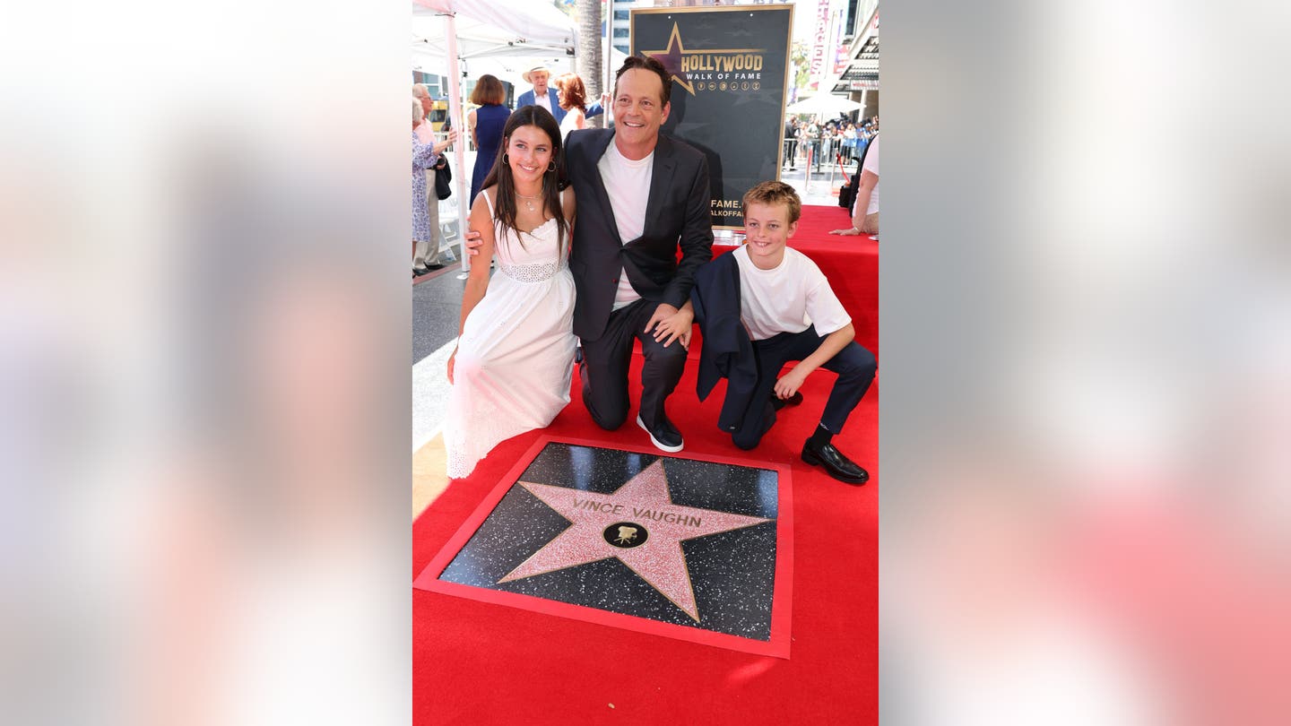 Vince Vaughn Honors Family with Heartfelt Speech at Hollywood Walk of Fame Ceremony