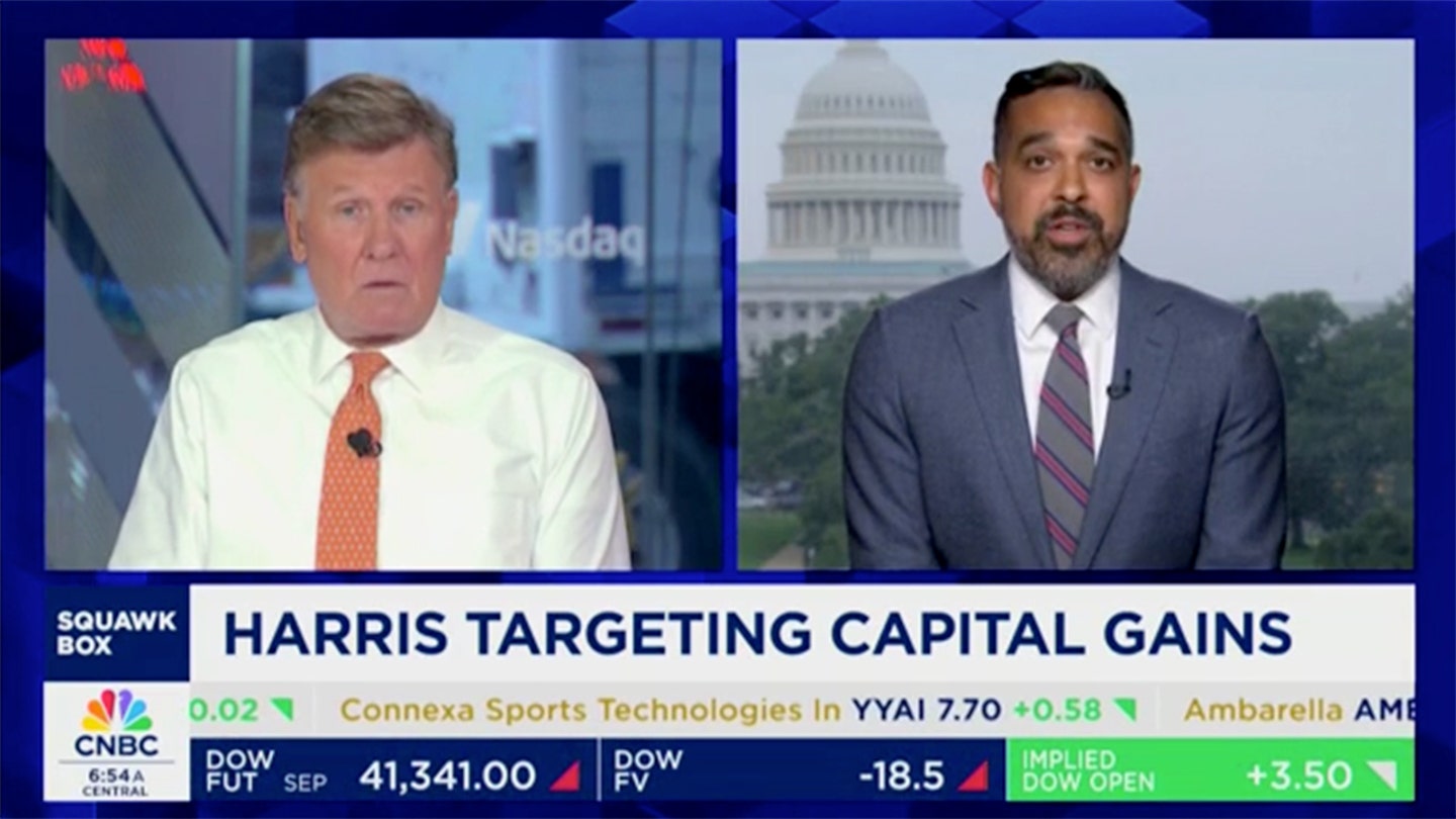 CNBC Hosts Spar with Harris Economic Adviser over Controversial Unrealized Gains Tax Proposal