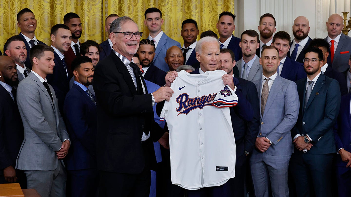 Texas Rangers Visit White House to Celebrate 2023 World Series Championship