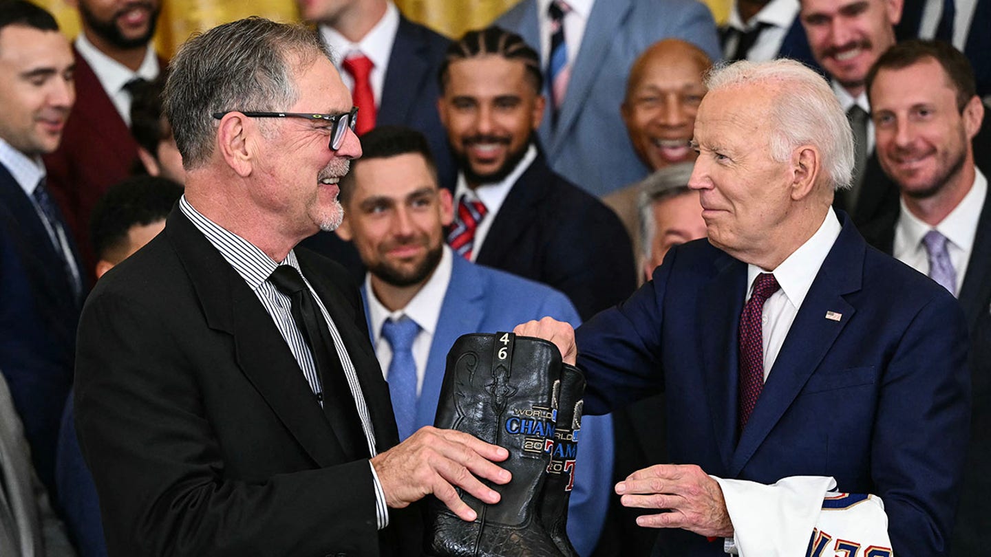 Texas Rangers Visit White House to Celebrate 2023 World Series Championship