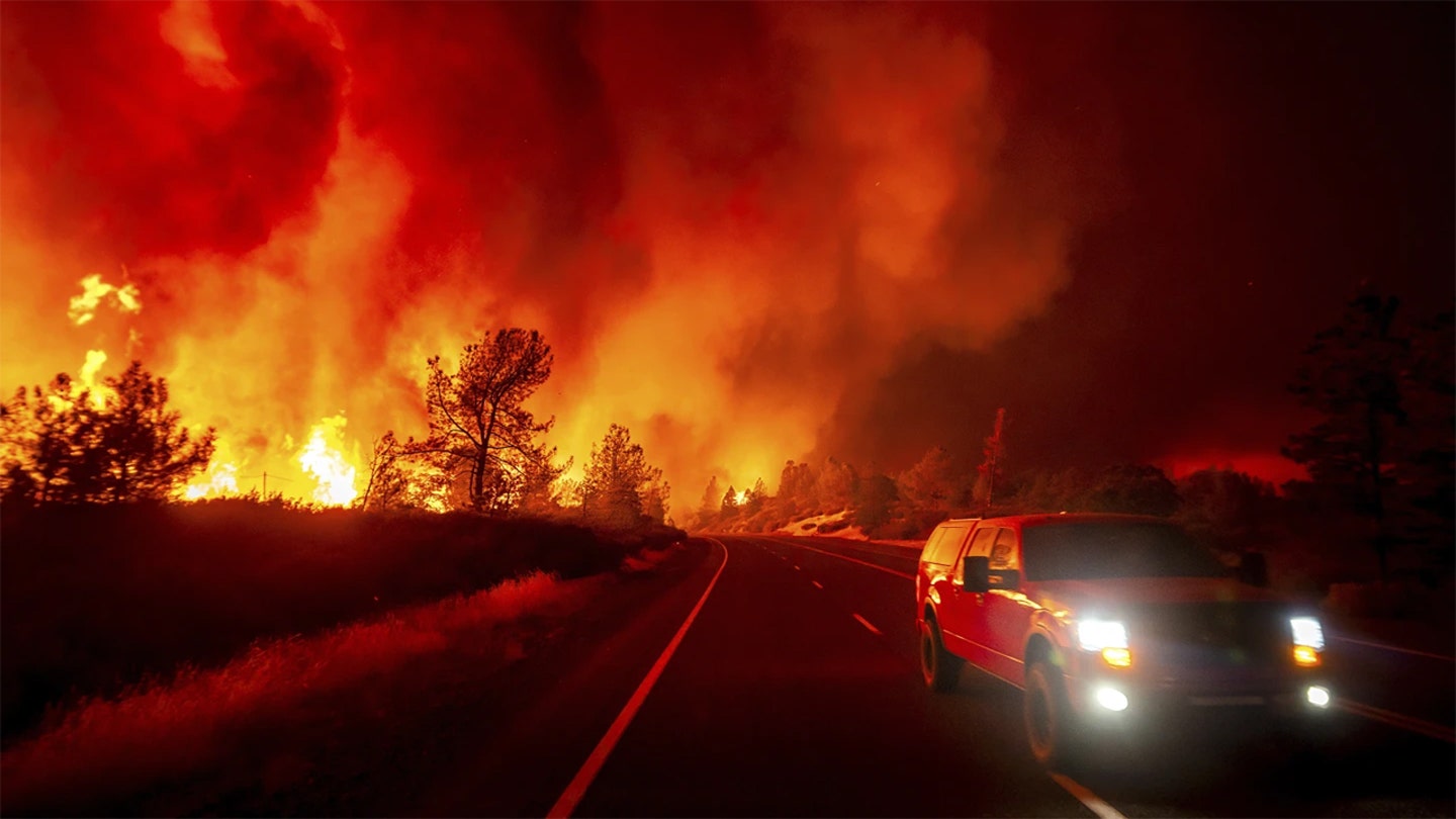 California Wildfire Surges to Become 12th Largest in State's History