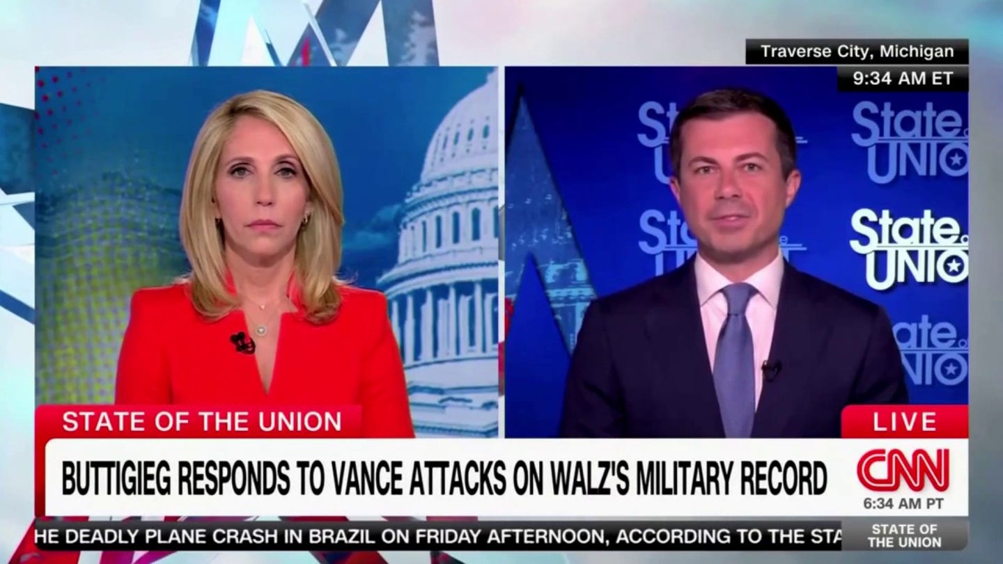 Buttigieg Defends Walz, Calls Vance's Attacks 