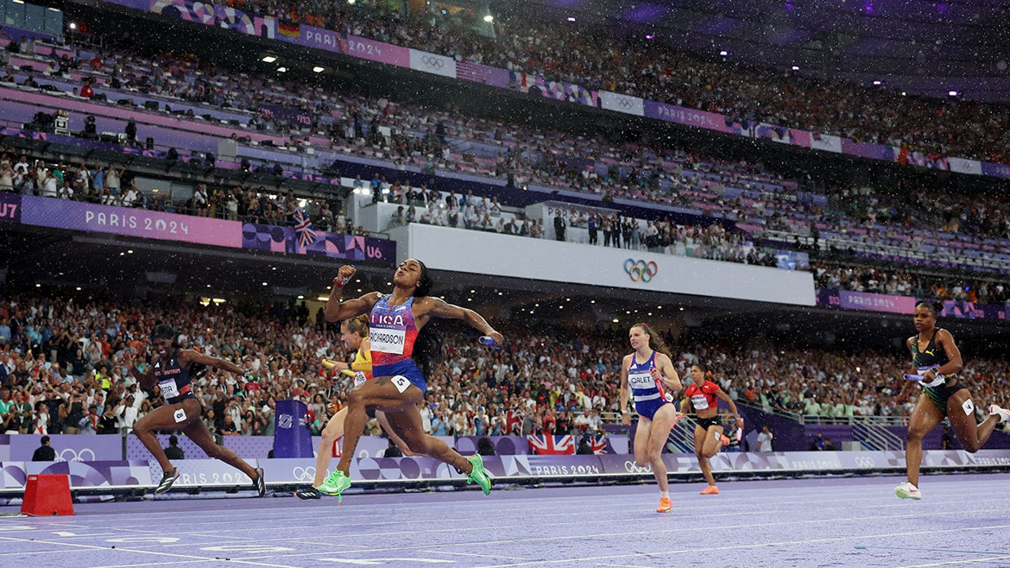 Sha'Carri Richardson Leads USA to Gold in Women's 4x100-Meter Relay at 2024 Paris Olympics