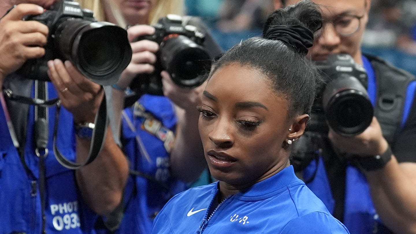 Simone Biles' pursuit of historic gold thwarted