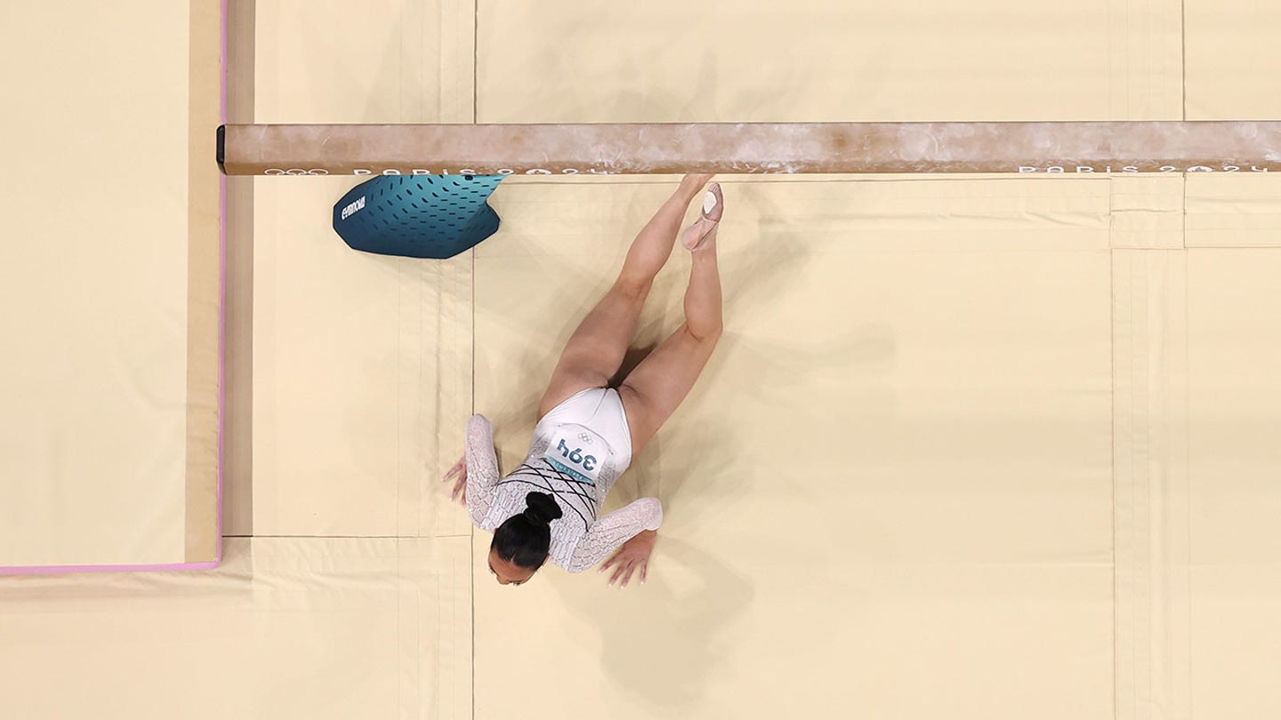 Simone Biles Stumbles on Balance Beam, Misses Out on Fourth Gold Medal at Paris Olympics