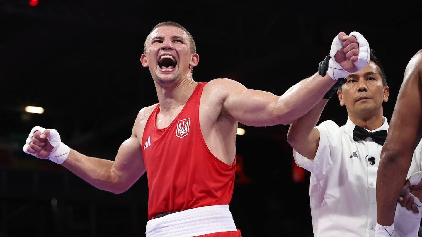 Ukrainian Boxer Khyzhniak Wins Gold, Boosting Spirits amidst Ongoing War