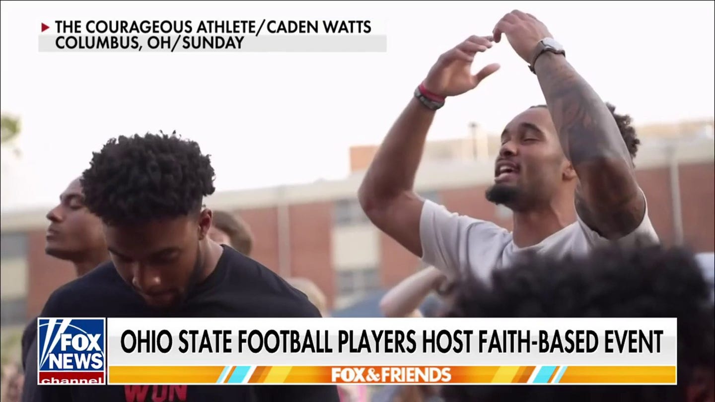 Ohio State Football Players Unite for Faith Rally, Leading to Baptisms and Spiritual Renewal on Campus